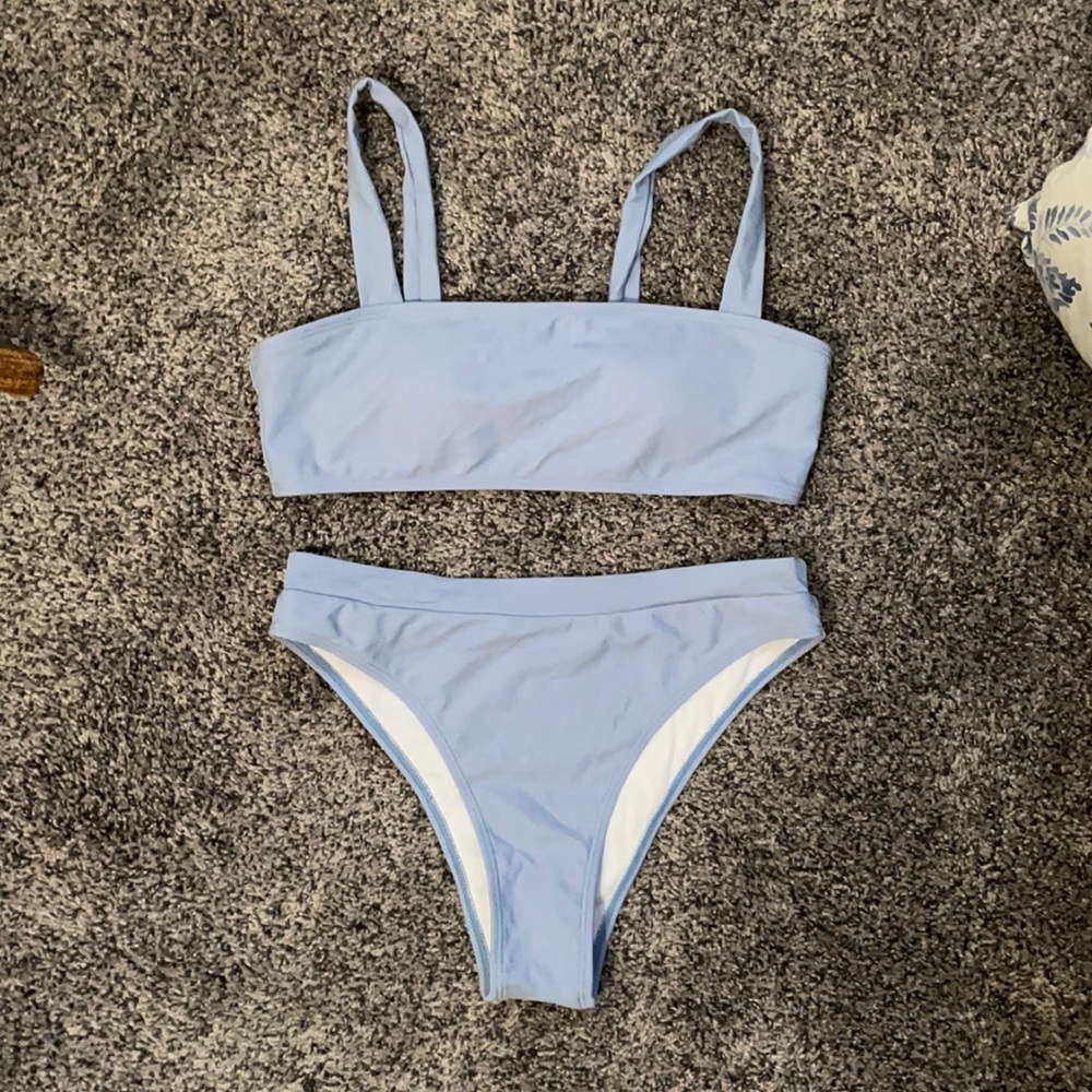 Light blue bathing suit
